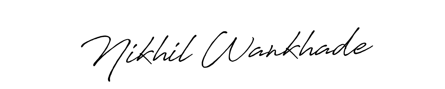 Check out images of Autograph of Nikhil Wankhade name. Actor Nikhil Wankhade Signature Style. Antro_Vectra_Bolder is a professional sign style online. Nikhil Wankhade signature style 7 images and pictures png