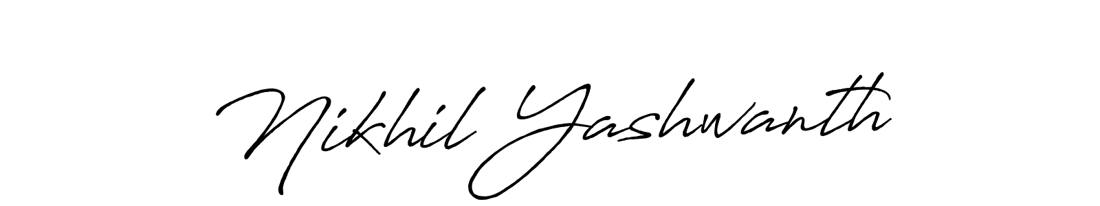 Make a beautiful signature design for name Nikhil Yashwanth. Use this online signature maker to create a handwritten signature for free. Nikhil Yashwanth signature style 7 images and pictures png