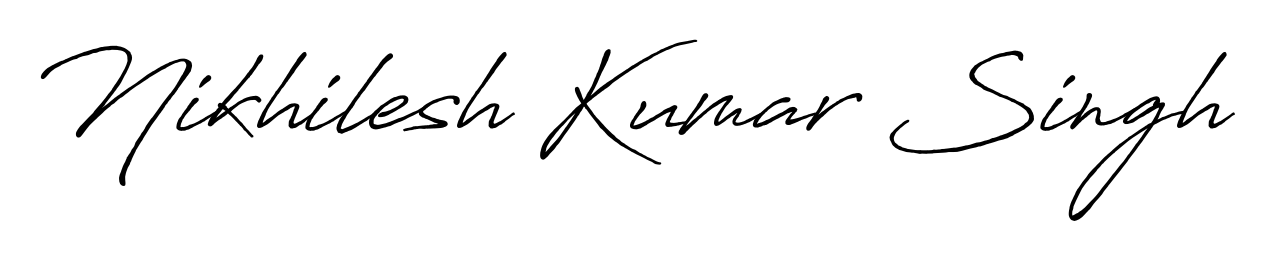Get inspired by this graceful Antro_Vectra_Bolder signature style for name Nikhilesh Kumar Singh. Smooth loops and balanced proportions for everyday use. Nikhilesh Kumar Singh signature style 7 images and pictures png