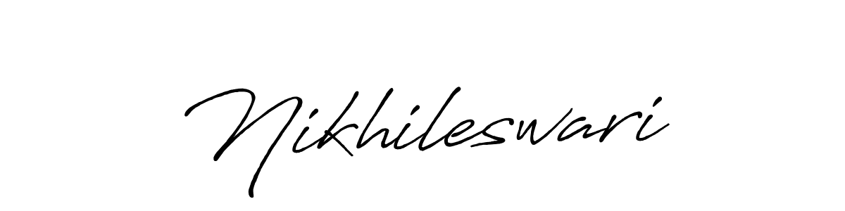 Also You can easily find your signature by using the search form. We will create Nikhileswari name handwritten signature images for you free of cost using Antro_Vectra_Bolder sign style. Nikhileswari signature style 7 images and pictures png