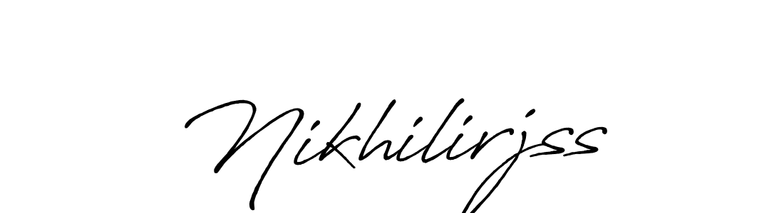 Make a short Nikhilirjss signature style. Manage your documents anywhere anytime using Antro_Vectra_Bolder. Create and add eSignatures, submit forms, share and send files easily. Nikhilirjss signature style 7 images and pictures png