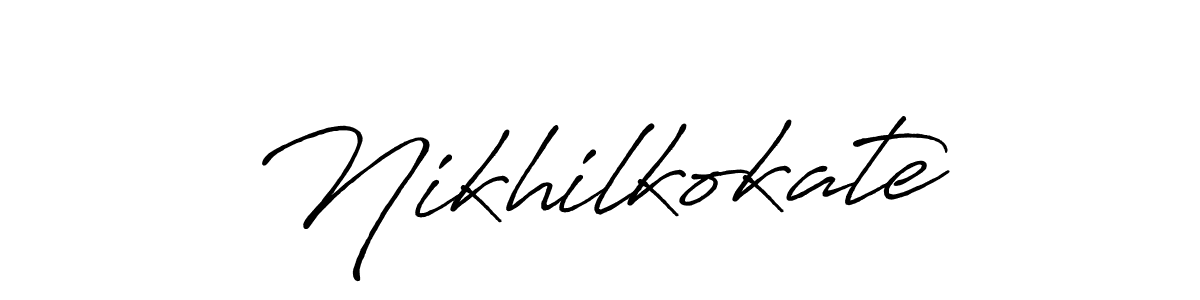 Here are the top 10 professional signature styles for the name Nikhilkokate. These are the best autograph styles you can use for your name. Nikhilkokate signature style 7 images and pictures png