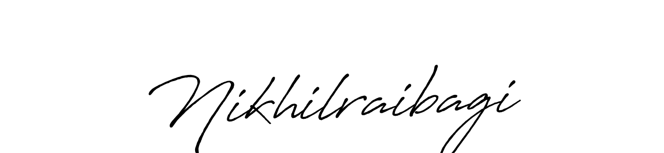 Nikhilraibagi stylish signature style. Best Handwritten Sign (Antro_Vectra_Bolder) for my name. Handwritten Signature Collection Ideas for my name Nikhilraibagi. Nikhilraibagi signature style 7 images and pictures png
