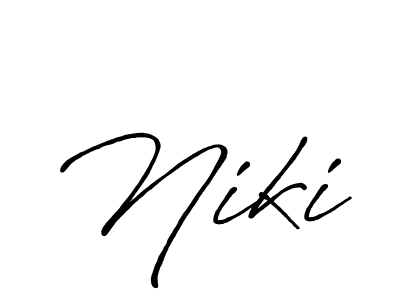 Antro_Vectra_Bolder is a professional signature style that is perfect for those who want to add a touch of class to their signature. It is also a great choice for those who want to make their signature more unique. Get Niki name to fancy signature for free. Niki signature style 7 images and pictures png