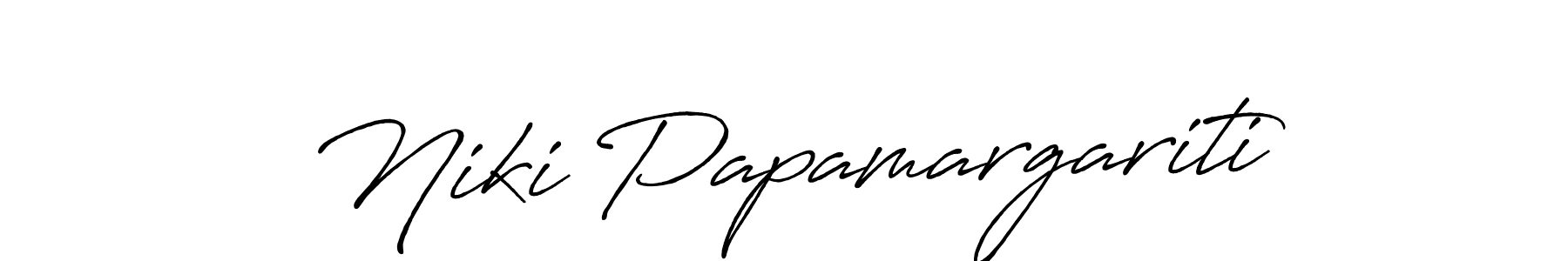 Antro_Vectra_Bolder is a professional signature style that is perfect for those who want to add a touch of class to their signature. It is also a great choice for those who want to make their signature more unique. Get Niki Papamargariti name to fancy signature for free. Niki Papamargariti signature style 7 images and pictures png