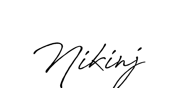 Similarly Antro_Vectra_Bolder is the best handwritten signature design. Signature creator online .You can use it as an online autograph creator for name Nikinj. Nikinj signature style 7 images and pictures png