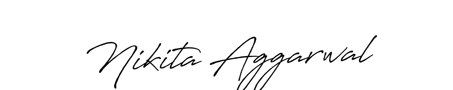 Nikita Aggarwal stylish signature style. Best Handwritten Sign (Antro_Vectra_Bolder) for my name. Handwritten Signature Collection Ideas for my name Nikita Aggarwal. Nikita Aggarwal signature style 7 images and pictures png