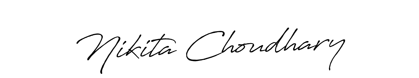 Also You can easily find your signature by using the search form. We will create Nikita Choudhary name handwritten signature images for you free of cost using Antro_Vectra_Bolder sign style. Nikita Choudhary signature style 7 images and pictures png