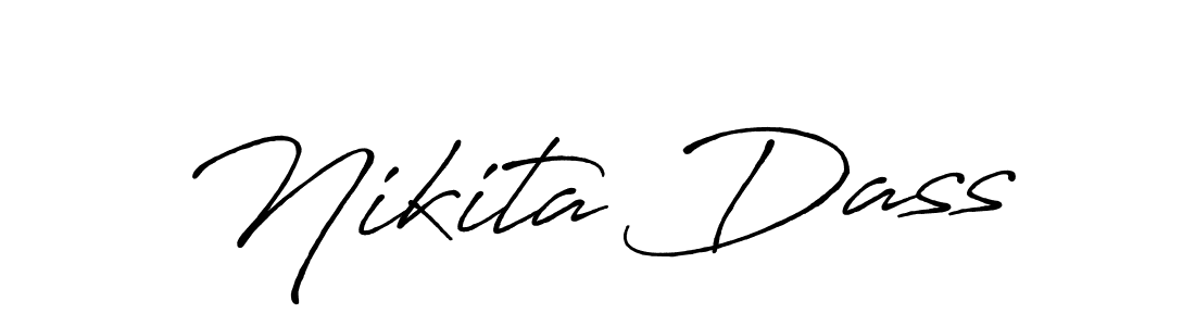 You should practise on your own different ways (Antro_Vectra_Bolder) to write your name (Nikita Dass) in signature. don't let someone else do it for you. Nikita Dass signature style 7 images and pictures png