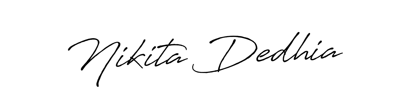 Similarly Antro_Vectra_Bolder is the best handwritten signature design. Signature creator online .You can use it as an online autograph creator for name Nikita Dedhia. Nikita Dedhia signature style 7 images and pictures png