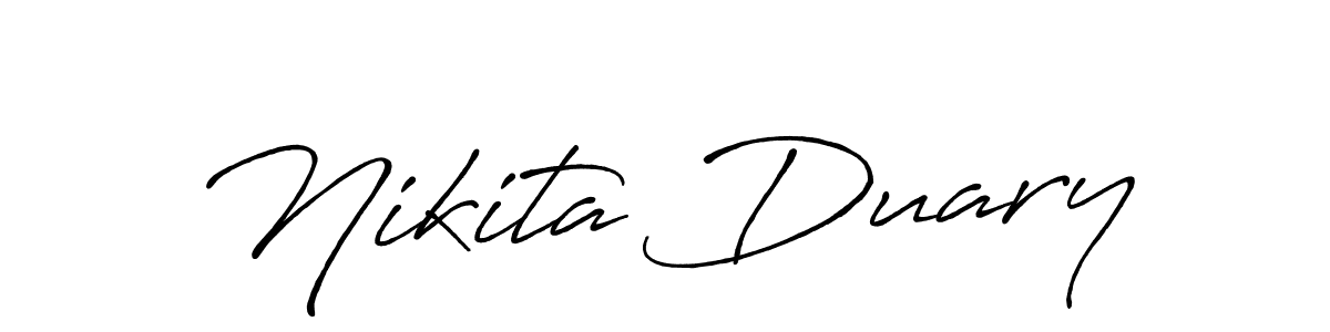 Make a beautiful signature design for name Nikita Duary. Use this online signature maker to create a handwritten signature for free. Nikita Duary signature style 7 images and pictures png