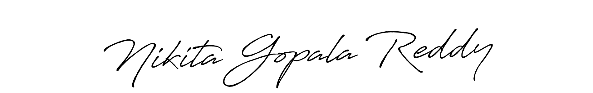 How to make Nikita Gopala Reddy signature? Antro_Vectra_Bolder is a professional autograph style. Create handwritten signature for Nikita Gopala Reddy name. Nikita Gopala Reddy signature style 7 images and pictures png