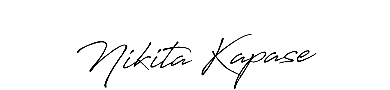 Similarly Antro_Vectra_Bolder is the best handwritten signature design. Signature creator online .You can use it as an online autograph creator for name Nikita Kapase. Nikita Kapase signature style 7 images and pictures png