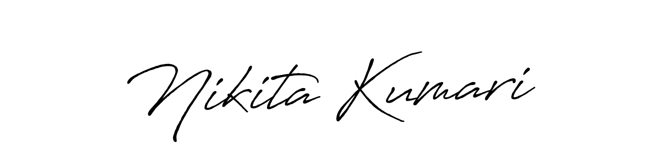 Use a signature maker to create a handwritten signature online. With this signature software, you can design (Antro_Vectra_Bolder) your own signature for name Nikita Kumari. Nikita Kumari signature style 7 images and pictures png