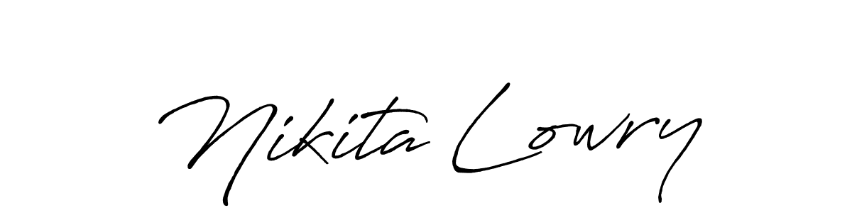 Antro_Vectra_Bolder is a professional signature style that is perfect for those who want to add a touch of class to their signature. It is also a great choice for those who want to make their signature more unique. Get Nikita Lowry name to fancy signature for free. Nikita Lowry signature style 7 images and pictures png