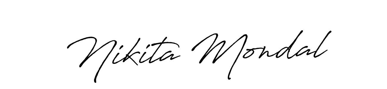 Once you've used our free online signature maker to create your best signature Antro_Vectra_Bolder style, it's time to enjoy all of the benefits that Nikita Mondal name signing documents. Nikita Mondal signature style 7 images and pictures png