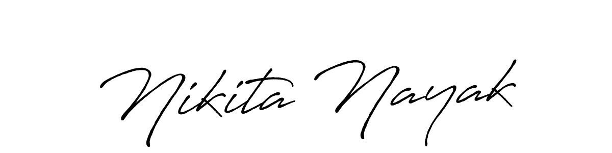 It looks lik you need a new signature style for name Nikita Nayak. Design unique handwritten (Antro_Vectra_Bolder) signature with our free signature maker in just a few clicks. Nikita Nayak signature style 7 images and pictures png