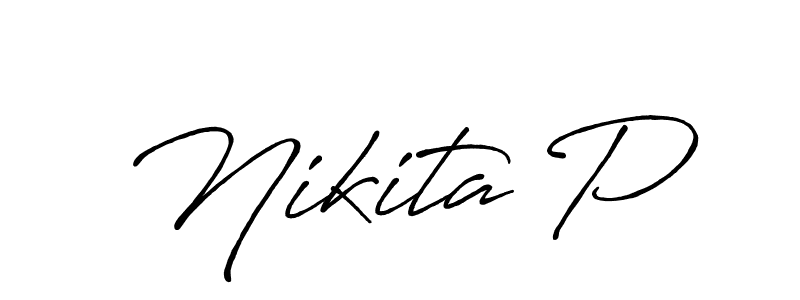 Antro_Vectra_Bolder is a professional signature style that is perfect for those who want to add a touch of class to their signature. It is also a great choice for those who want to make their signature more unique. Get Nikita P name to fancy signature for free. Nikita P signature style 7 images and pictures png