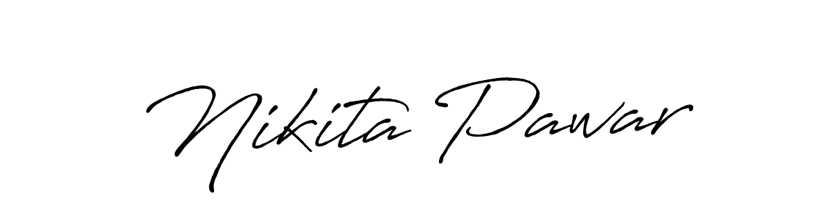 Antro_Vectra_Bolder is a professional signature style that is perfect for those who want to add a touch of class to their signature. It is also a great choice for those who want to make their signature more unique. Get Nikita Pawar name to fancy signature for free. Nikita Pawar signature style 7 images and pictures png