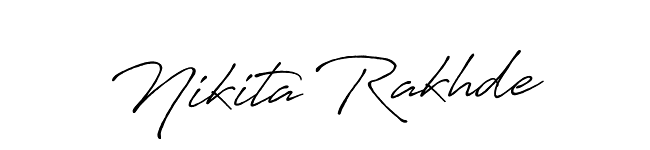 It looks lik you need a new signature style for name Nikita Rakhde. Design unique handwritten (Antro_Vectra_Bolder) signature with our free signature maker in just a few clicks. Nikita Rakhde signature style 7 images and pictures png