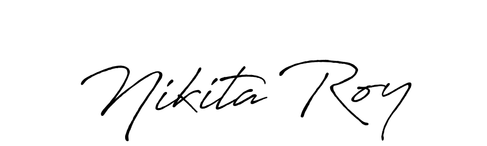 Nikita Roy stylish signature style. Best Handwritten Sign (Antro_Vectra_Bolder) for my name. Handwritten Signature Collection Ideas for my name Nikita Roy. Nikita Roy signature style 7 images and pictures png