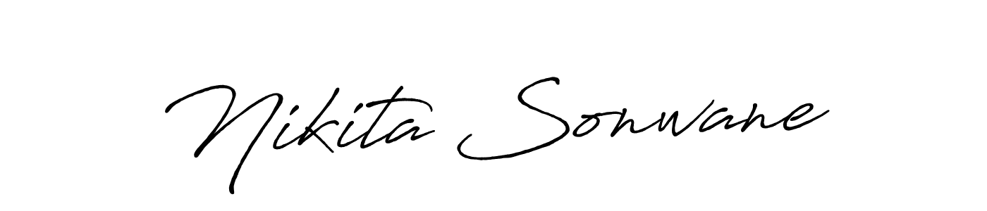 Design your own signature with our free online signature maker. With this signature software, you can create a handwritten (Antro_Vectra_Bolder) signature for name Nikita Sonwane. Nikita Sonwane signature style 7 images and pictures png