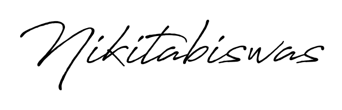 Get an exclusive digital autograph for Nikitabiswas. The Antro_Vectra_Bolder typeface captures the charm of real penmanship on paper. Nikitabiswas signature style 7 images and pictures png