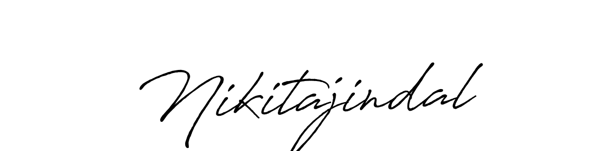 How to Draw Nikitajindal signature style? Antro_Vectra_Bolder is a latest design signature styles for name Nikitajindal. Nikitajindal signature style 7 images and pictures png