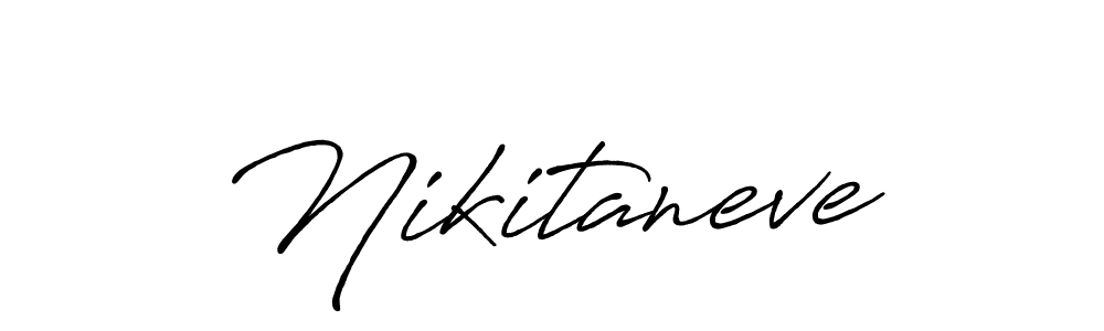 The best way (Antro_Vectra_Bolder) to make a short signature is to pick only two or three words in your name. The name Nikitaneve include a total of six letters. For converting this name. Nikitaneve signature style 7 images and pictures png