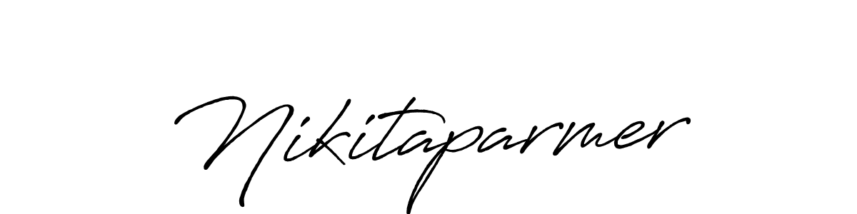 You should practise on your own different ways (Antro_Vectra_Bolder) to write your name (Nikitaparmer) in signature. don't let someone else do it for you. Nikitaparmer signature style 7 images and pictures png