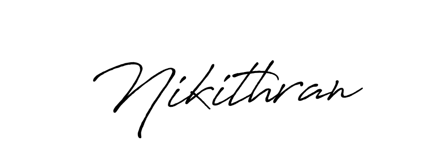 Make a beautiful signature design for name Nikithran. Use this online signature maker to create a handwritten signature for free. Nikithran signature style 7 images and pictures png