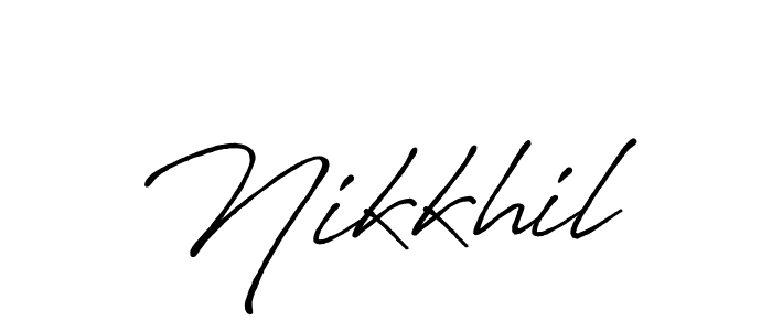 Best and Professional Signature Style for Nikkhil. Antro_Vectra_Bolder Best Signature Style Collection. Nikkhil signature style 7 images and pictures png