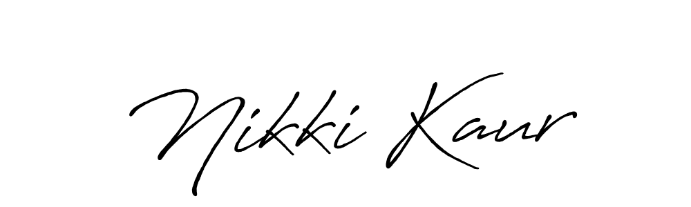 Best and Professional Signature Style for Nikki Kaur. Antro_Vectra_Bolder Best Signature Style Collection. Nikki Kaur signature style 7 images and pictures png