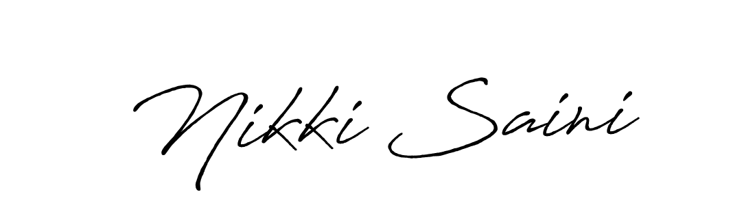 Make a short Nikki Saini signature style. Manage your documents anywhere anytime using Antro_Vectra_Bolder. Create and add eSignatures, submit forms, share and send files easily. Nikki Saini signature style 7 images and pictures png