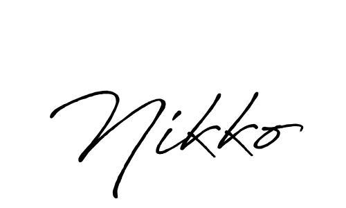 Once you've used our free online signature maker to create your best signature Antro_Vectra_Bolder style, it's time to enjoy all of the benefits that Nikko name signing documents. Nikko signature style 7 images and pictures png