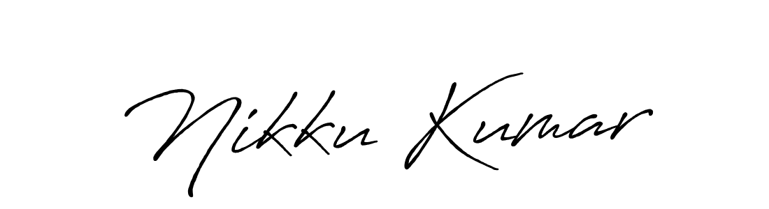 Antro_Vectra_Bolder is a professional signature style that is perfect for those who want to add a touch of class to their signature. It is also a great choice for those who want to make their signature more unique. Get Nikku Kumar name to fancy signature for free. Nikku Kumar signature style 7 images and pictures png