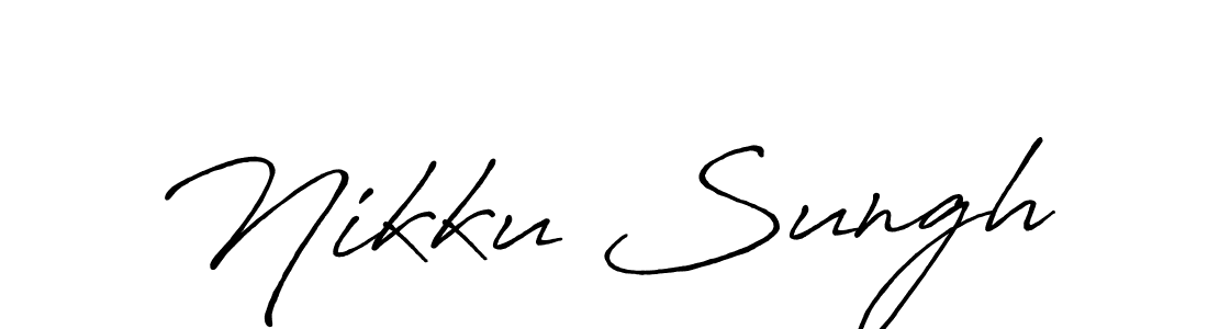 This is the best signature style for the Nikku Sungh name. Also you like these signature font (Antro_Vectra_Bolder). Mix name signature. Nikku Sungh signature style 7 images and pictures png