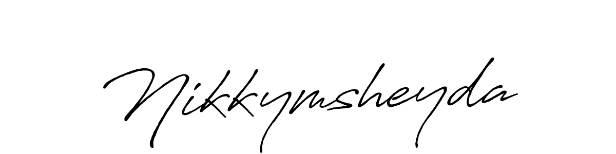 Make a beautiful signature design for name Nikkymsheyda. Use this online signature maker to create a handwritten signature for free. Nikkymsheyda signature style 7 images and pictures png