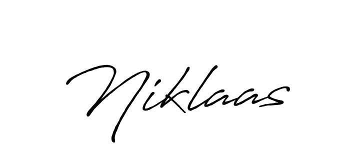 You should practise on your own different ways (Antro_Vectra_Bolder) to write your name (Niklaas) in signature. don't let someone else do it for you. Niklaas signature style 7 images and pictures png