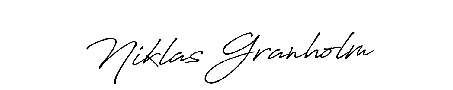 It looks lik you need a new signature style for name Niklas Granholm. Design unique handwritten (Antro_Vectra_Bolder) signature with our free signature maker in just a few clicks. Niklas Granholm signature style 7 images and pictures png