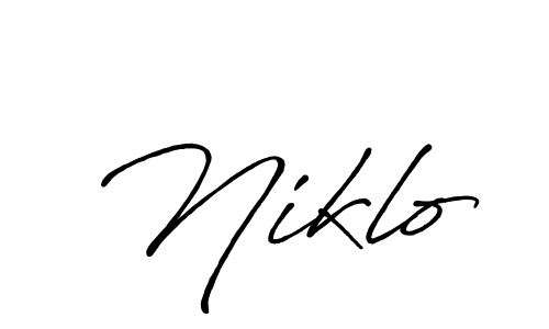 Similarly Antro_Vectra_Bolder is the best handwritten signature design. Signature creator online .You can use it as an online autograph creator for name Niklo. Niklo signature style 7 images and pictures png