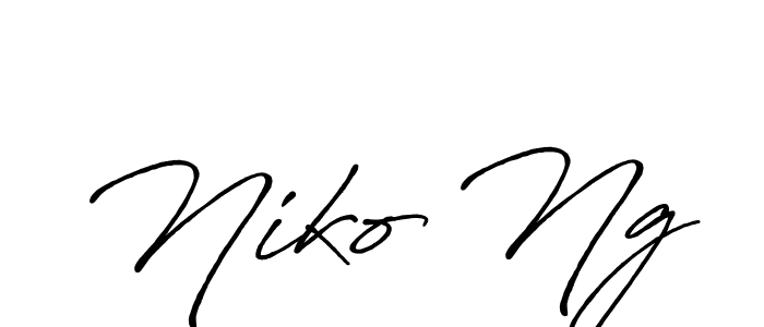 How to Draw Niko Ng signature style? Antro_Vectra_Bolder is a latest design signature styles for name Niko Ng. Niko Ng signature style 7 images and pictures png
