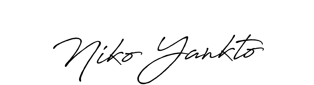 Check out images of Autograph of Niko Yankto name. Actor Niko Yankto Signature Style. Antro_Vectra_Bolder is a professional sign style online. Niko Yankto signature style 7 images and pictures png