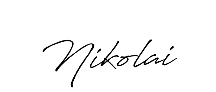 See photos of Nikolai official signature by Spectra . Check more albums & portfolios. Read reviews & check more about Antro_Vectra_Bolder font. Nikolai signature style 7 images and pictures png