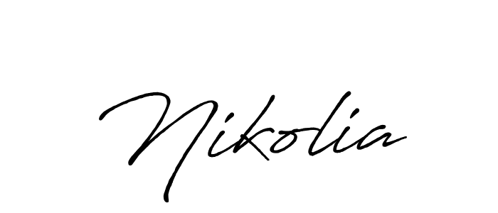 if you are searching for the best signature style for your name Nikolia. so please give up your signature search. here we have designed multiple signature styles  using Antro_Vectra_Bolder. Nikolia signature style 7 images and pictures png