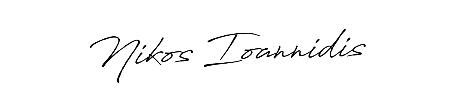 This is the best signature style for the Nikos Ioannidis name. Also you like these signature font (Antro_Vectra_Bolder). Mix name signature. Nikos Ioannidis signature style 7 images and pictures png