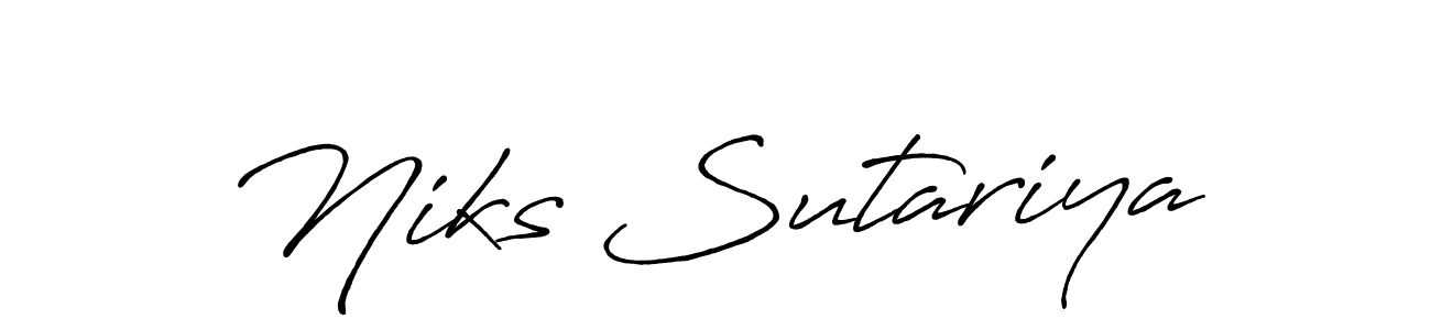 Check out images of Autograph of Niks Sutariya name. Actor Niks Sutariya Signature Style. Antro_Vectra_Bolder is a professional sign style online. Niks Sutariya signature style 7 images and pictures png