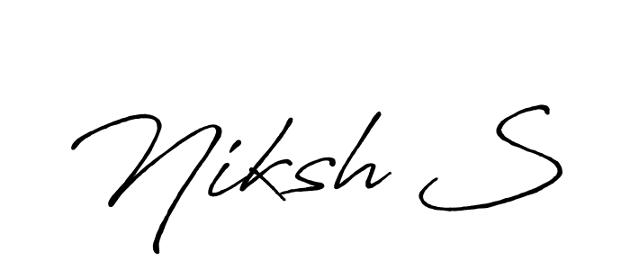 Check out images of Autograph of Niksh S name. Actor Niksh S Signature Style. Antro_Vectra_Bolder is a professional sign style online. Niksh S signature style 7 images and pictures png