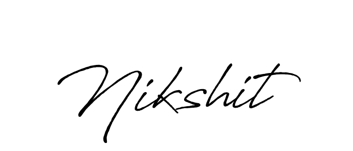 Also You can easily find your signature by using the search form. We will create Nikshit name handwritten signature images for you free of cost using Antro_Vectra_Bolder sign style. Nikshit signature style 7 images and pictures png