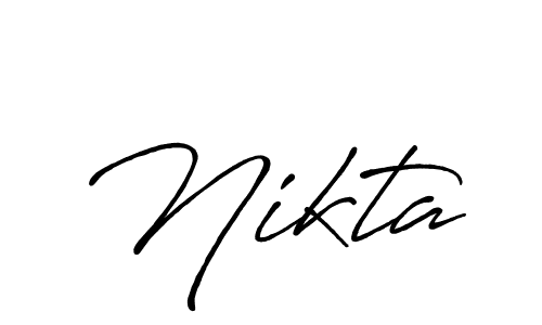 You should practise on your own different ways (Antro_Vectra_Bolder) to write your name (Nikta) in signature. don't let someone else do it for you. Nikta signature style 7 images and pictures png